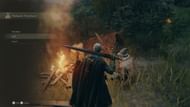 Speak to the Nomadic Merchant to purchase the daggers (Image via FromSoftware Inc.)